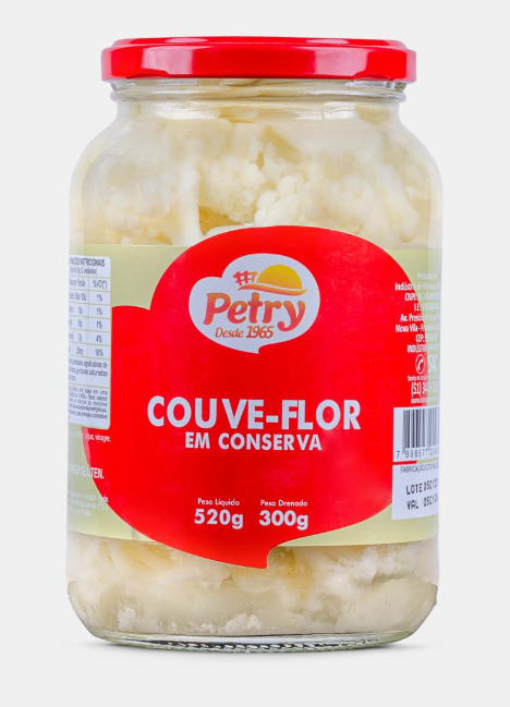 COUVE-FLOR EM CONSERVA PETRY 300G