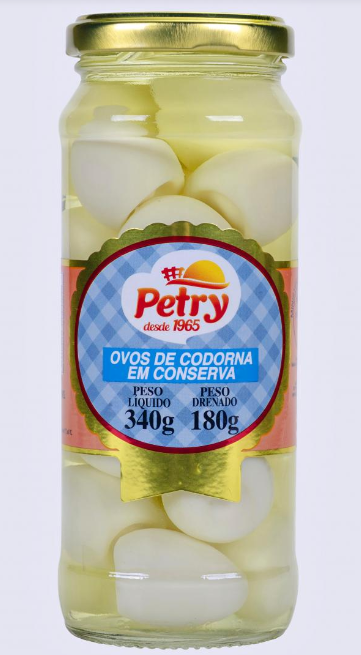 OVOS DE CODORNA TRAD PETRY 180G