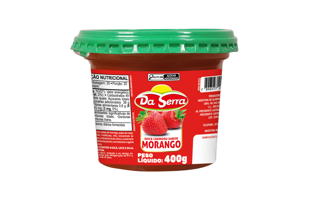 DOCE DE MORANGO DA SERRA 400g