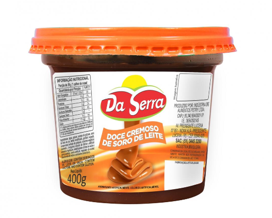 DOCE COM SORO DE LEITE DA SERRA 400g