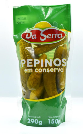 PEPINOS EM CONSERVA DA SERRA 150GR POUCH