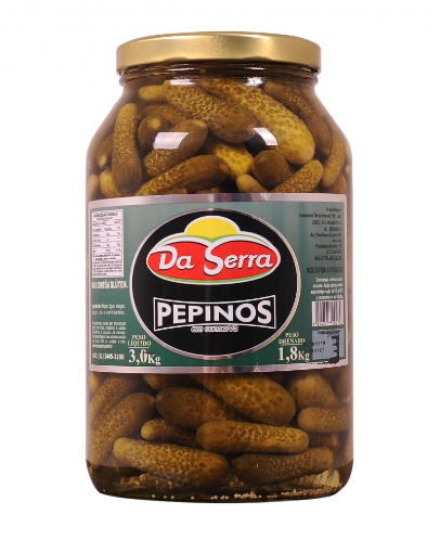 PEPINOS EM CONSERVA DA SERRA 1,8kg