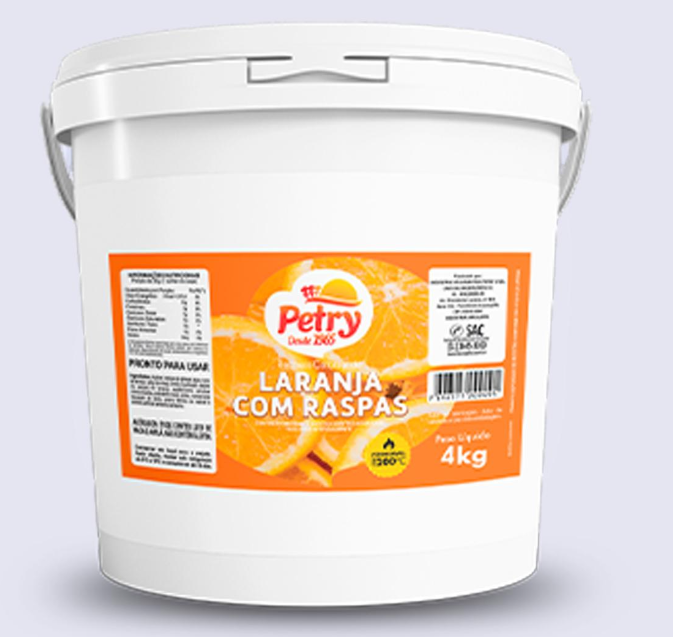 RECHEIO COLONIAL DE LARANJA C/ RASPAS PETRY 4KG