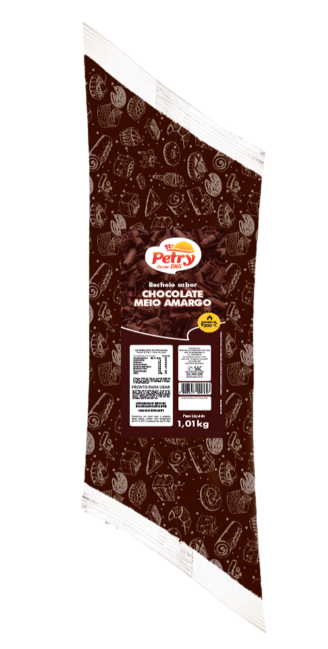 RECHEIO DE CHOCOLATE MEIO AMARGO PETRY 1,01KG