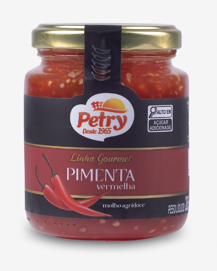 MOLHO AGRIDOCE DE PIMENTA PETRY 265G