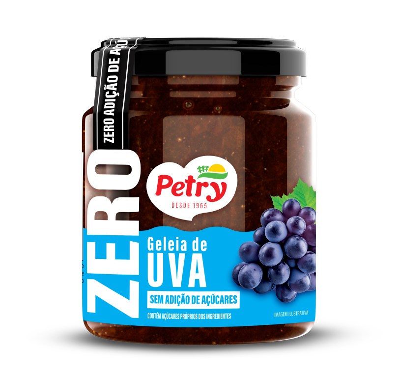 GELEIA DE UVA ZERO AÇUCAR PETRY 250G