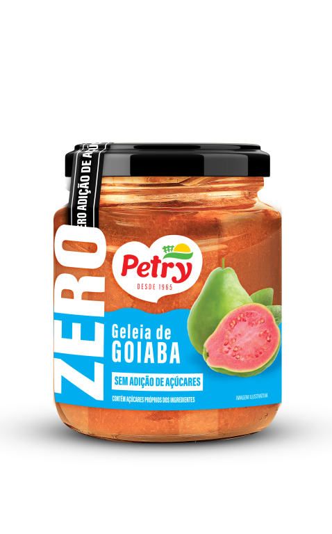 GELEIA DE GOIABA ZERO AÇUCAR PETRY 250G