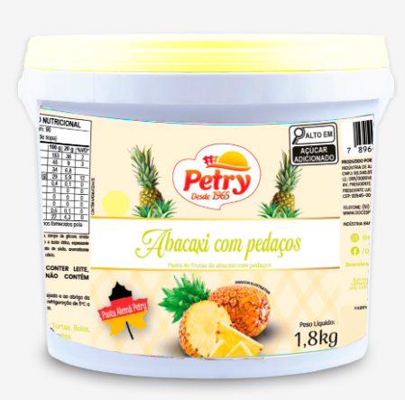 PASTA DE ABACAXI PETRY 1,8KG