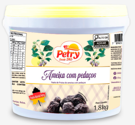 PASTA DE AMEIXA PETRY 1,8KG
