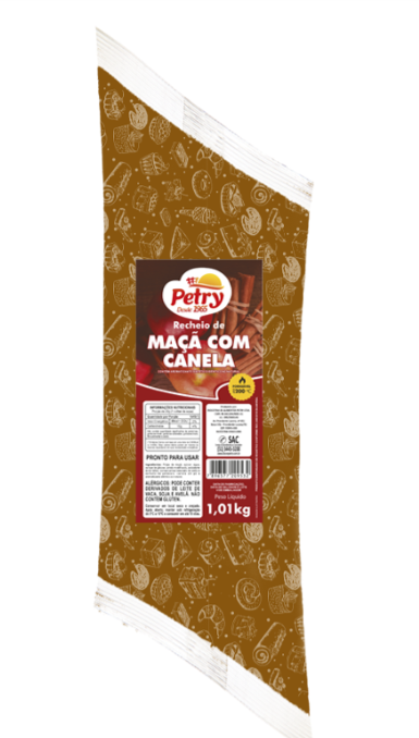 RECHEIO DE MAÇÃ COM CANELA PETRY 1,01KG