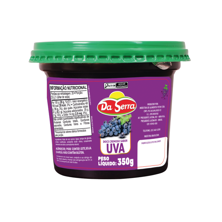 DOCE DE FRUTAS DA SERRA UVA 350GR