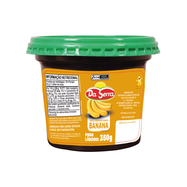 DOCE DE FRUTAS DA SERRA BANANA 350GR