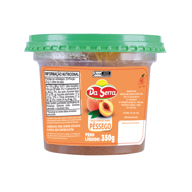 DOCE DE FRUTAS DA SERRA PESSEGO 350GR