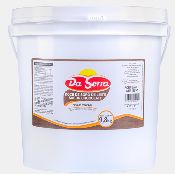 DOCE DE SORO SABOR CHOCOLATE FORNEÁVEL DA SERRA 9,8KG