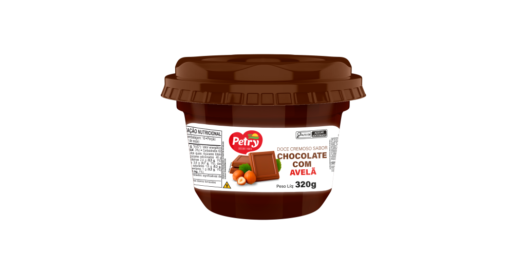 Doce Cremoso Sabor Chocolate com Avela 320gr