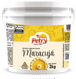 RECHEIO E COBERTURA MARACUJA PETRY 2KG