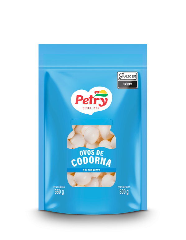 OVO DE CODORNA POUCH PETRY 300GR