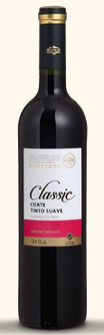 VINHO SALTON CLASSIC CORTE TINTO SUAVE  06X750ML