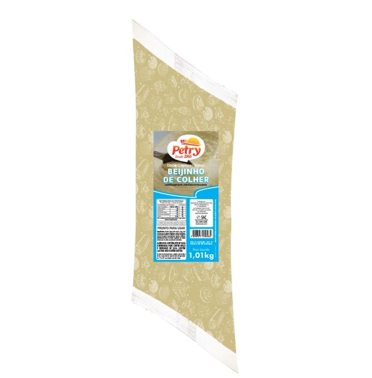 DOCE CREMOSO SABOR BEIJINHO DE COLHER PETRY 1,01KG