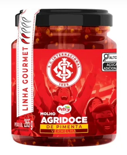 MOLHO AGRIDOCE DE PIMENTA VERMELHA INTERNACIONAL PETRY 265GR