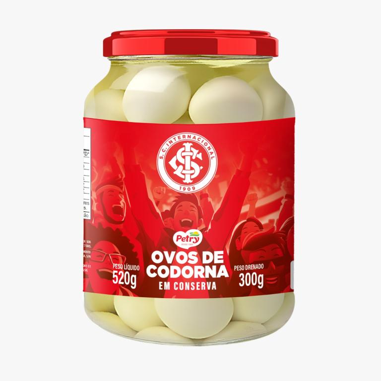 OVOS DE CODORNA EM CONSERVA INTERNACIONAL PETRY 300GR