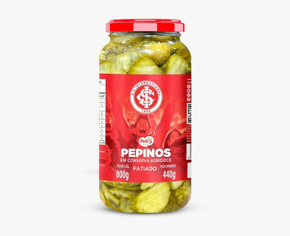 PEPINOS EM CONSERVA AGRIDOCE FATIADOS INTER PETRY 440GR