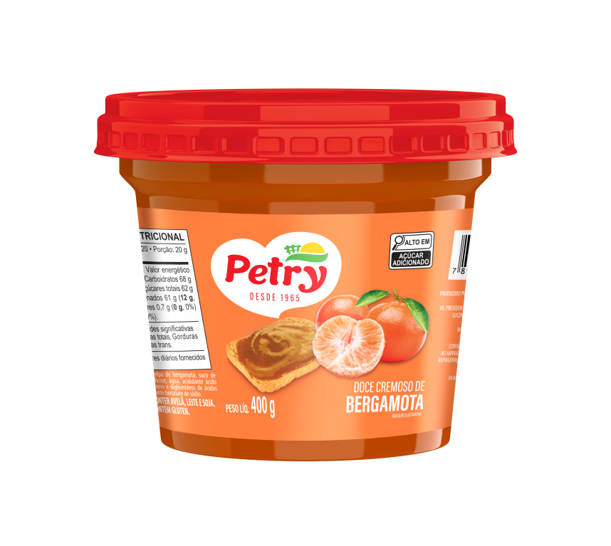 DOCE CREMOSO DE BERGAMOTA PETRY 400GR