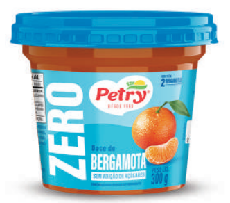 DOCE DE BERGAMOTA ZERO AÇUCAR PETRY 300GR