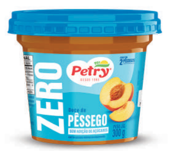 DOCE DE PÊSSEGO ZERO AÇUCAR PETRY 300GR