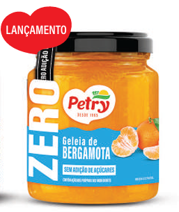 GELEIA DE BERGAMOTA ZERO PETRY 250GR