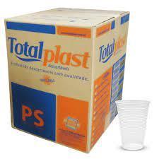 COPO 200 ML TOTALPLAST TRANSPARENTE C/100 (*25) PP