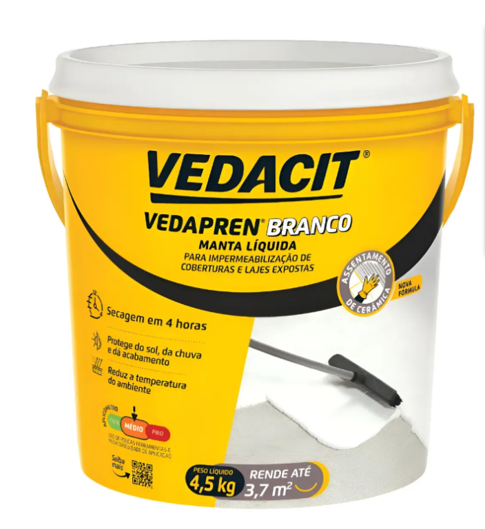 VEDACIT VEDAPREN BRANCOCX 4 GL 4,5 KG