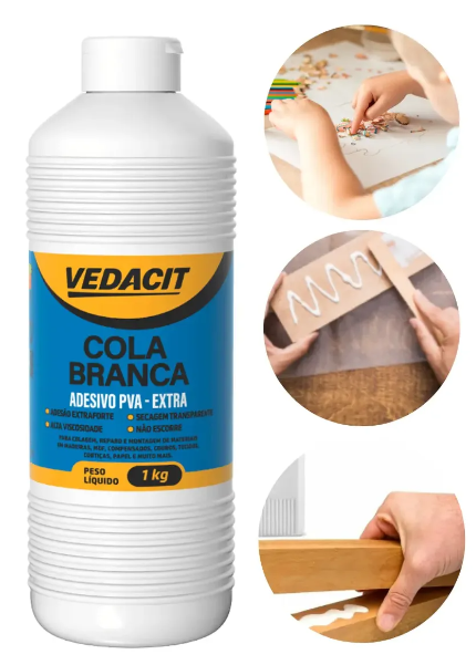 VEDACIT COLA BRANCA EXTRACX 6 FR 1 KG