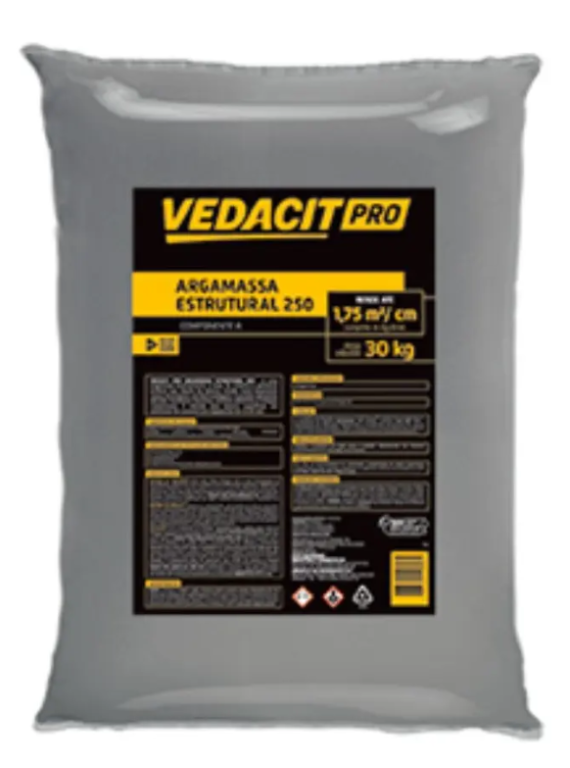 VEDACIT PRO ARG ESTRUTURAL 250COMP A SC 30 KG