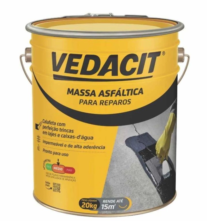 VEDACIT MASSA ASFALTICAREPARO BD 20 KG