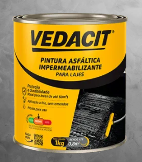 VEDACIT PINTURA ASFALTICACX 6 LT 1 KG
