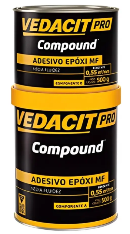 VEDACIT PRO COMPOUND ADESIVOEPÓXI MF CX 6 LT 1 KG