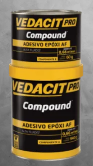 VEDACIT PRO COMPOUND ADESIVOEPOXI AF CX 6 LT 1 KG