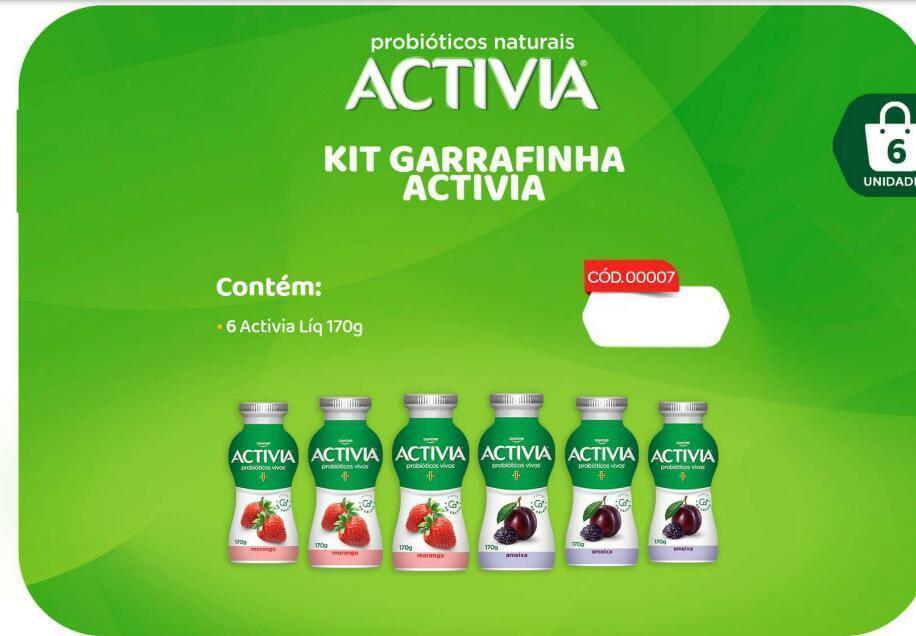 activia  garrafinha  170g
