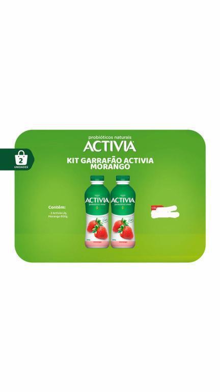 Acitivia garrfao  Morango 800g
