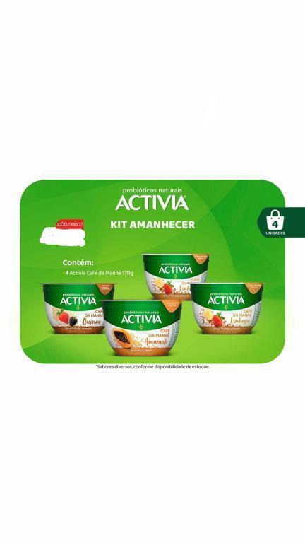 ACTIVIA  CAFE DA MANHA