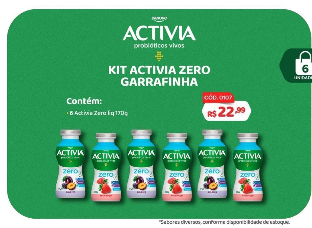 ACTIVIA GARRAFINHA ZERO
