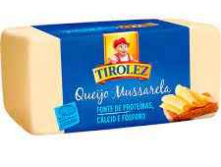 queijo mussarela tiroles barra 3,6 kg