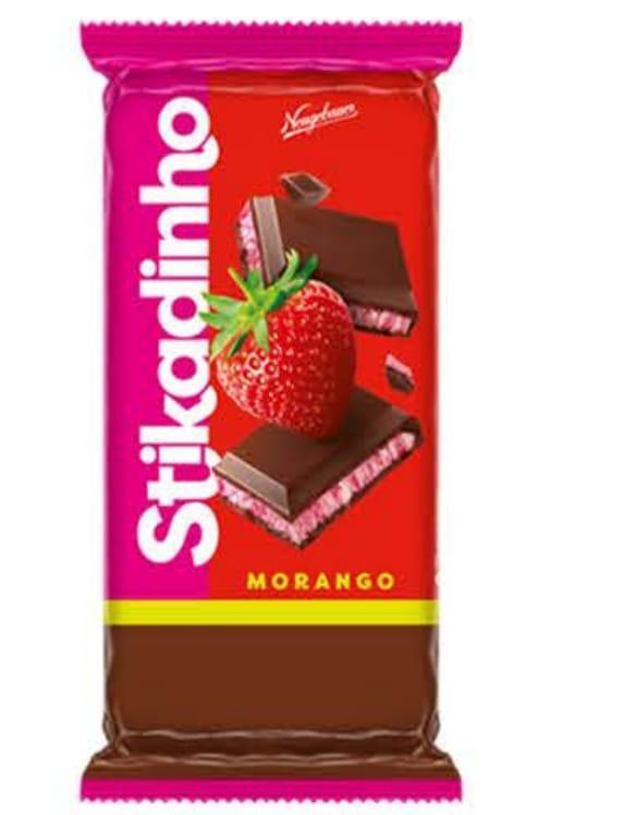 tablete stikadinho morango 70g