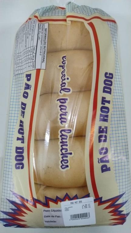 pao de cachorro quente c/ 10