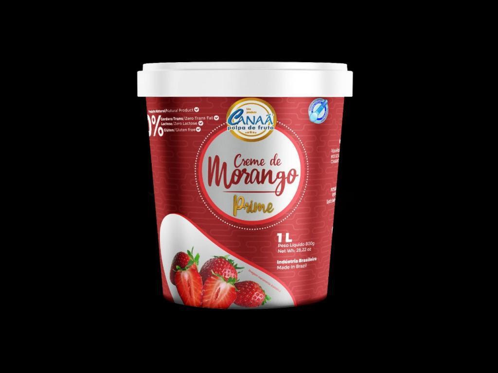 CREME DE MORANGO 1LT CANAA