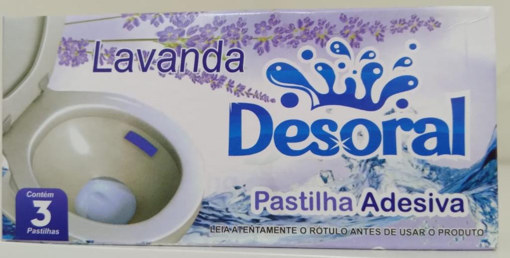 PASTILHA SANITÁRIA LAVANDA C/3UN