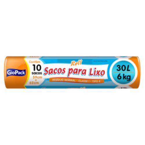 SACO LIXO ROLL C/10UN 30L