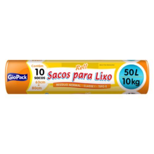 SACO LIXO ROLL C/10UN. 50L
