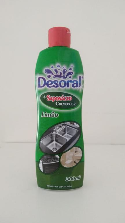 SAPONACEO CREMOSO 300ML LIMÃO